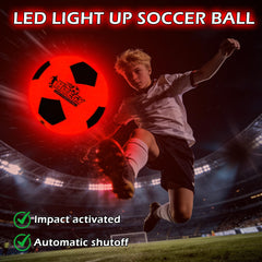 HITEGY official size 5 glow ball with professional grip for smooth handling.