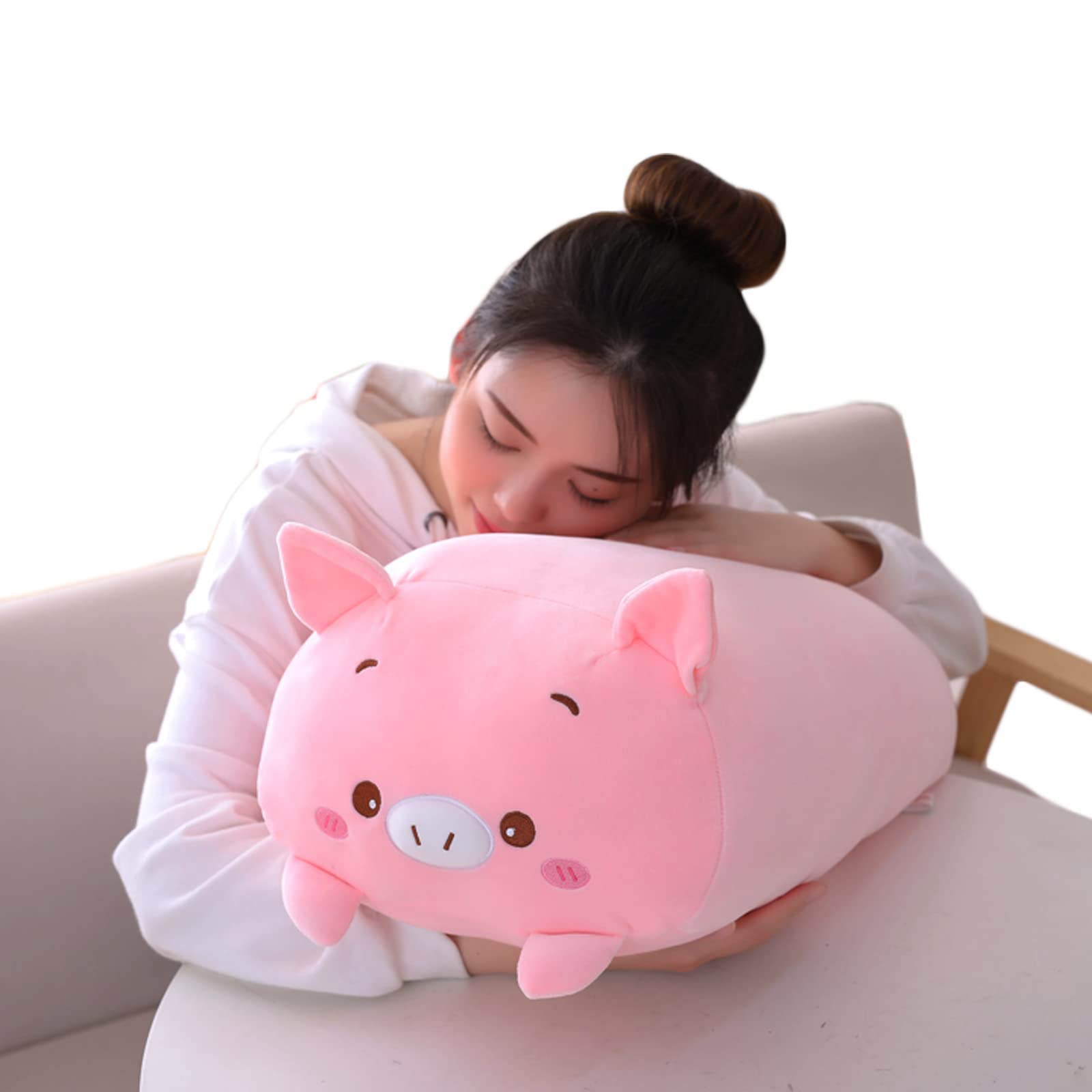 Hitoshe pig plush packaged image demonstrates vacuum packing