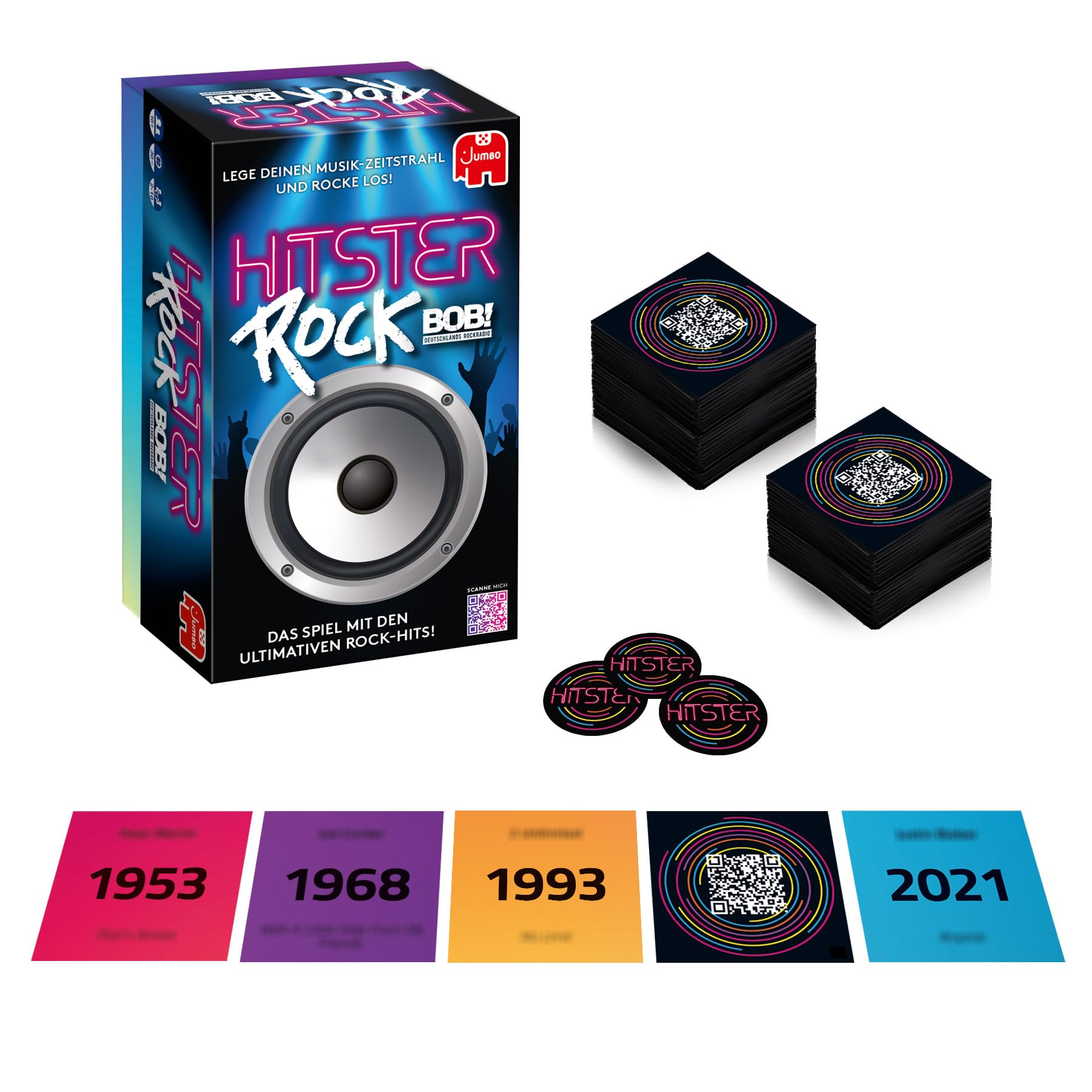 Hitster Rock expansion play illustrates standalone or combined use for broader fun.