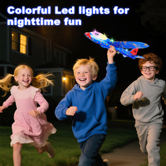 HitToys LED spider glider red bright daytime and night flights