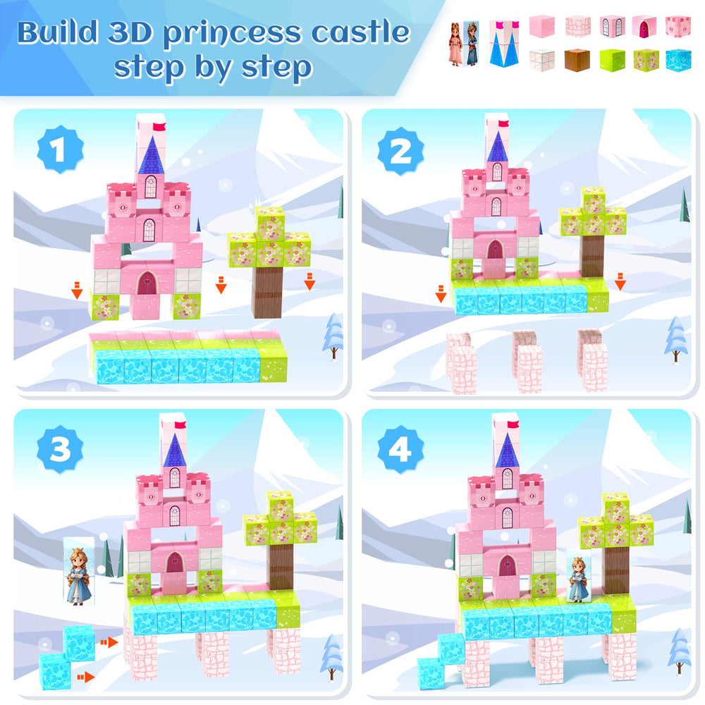 Hiwawind princess castle toys make thoughtful gifts for birthdays and holidays.