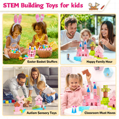 Hiwawind magnetic blocks showing a tower and gate for sturdy play structures