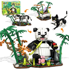 HiWEEGO panda paws on bamboo for sensory play and motor development.