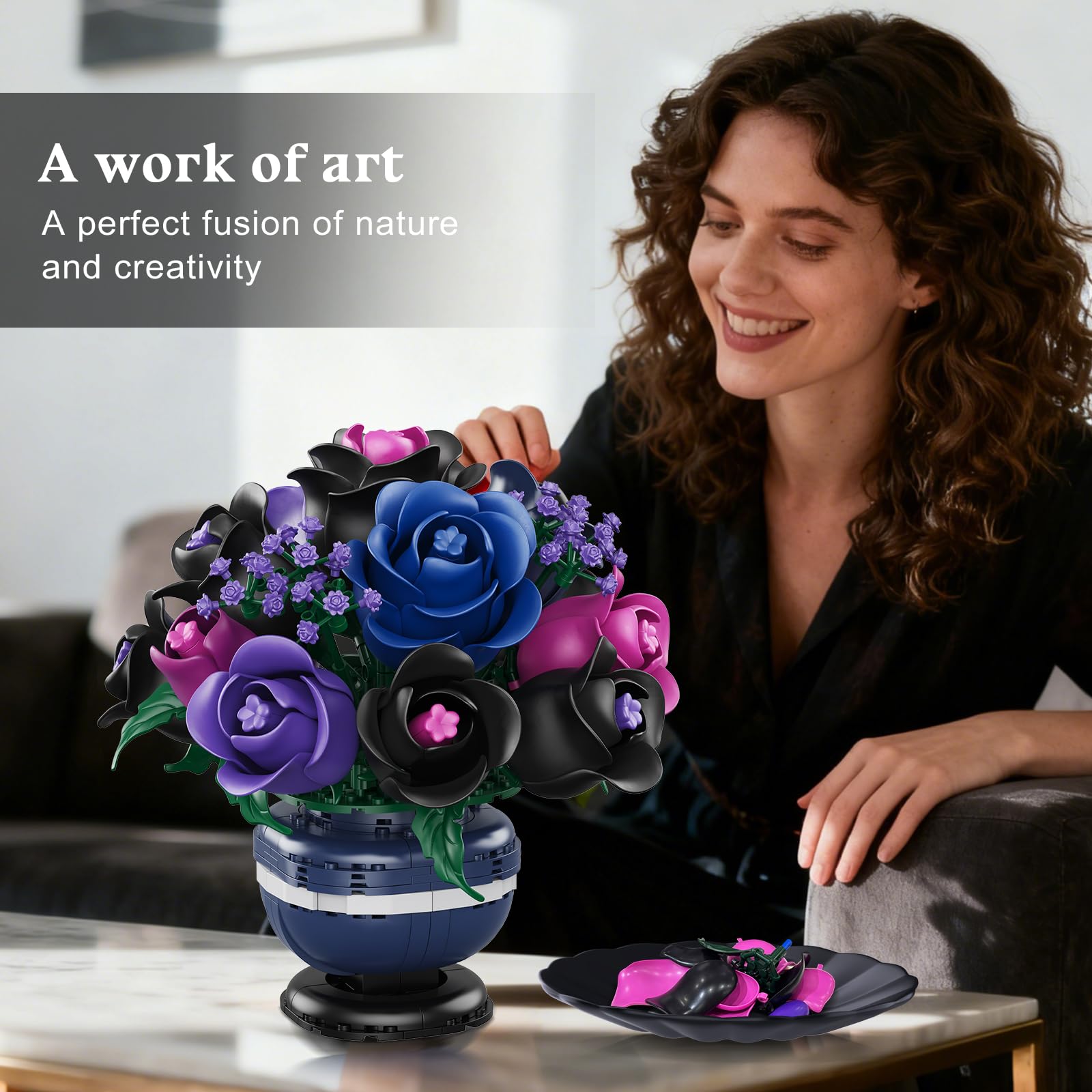 HiWEEGO DIY floral artwork build for personalized art