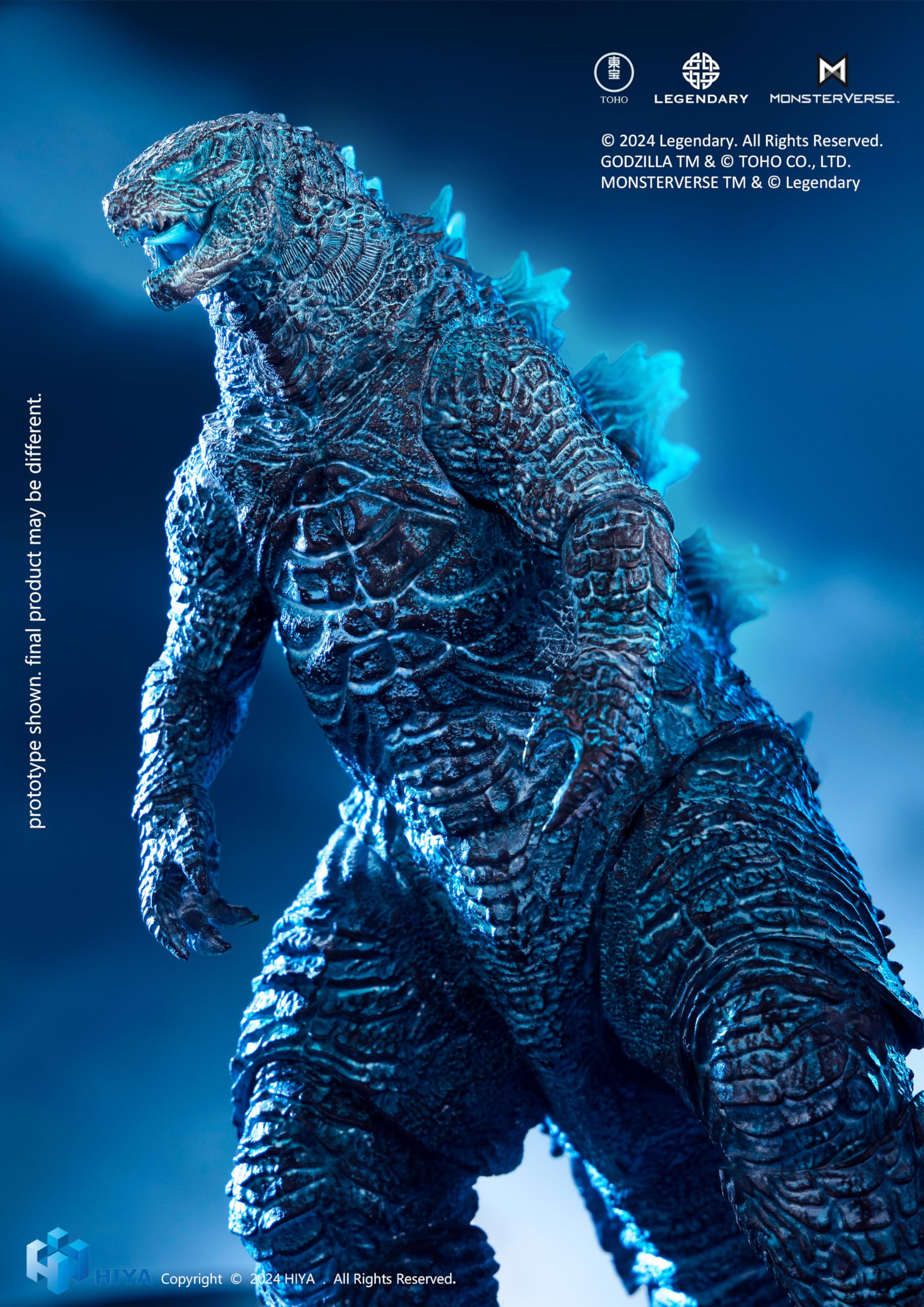 Hiya Toys Energized Godzilla articulated joints enable dynamic poses
