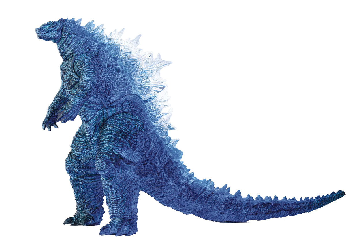 Hiya Toys Energized Godzilla dorsal plates glow under UV light for dramatic display