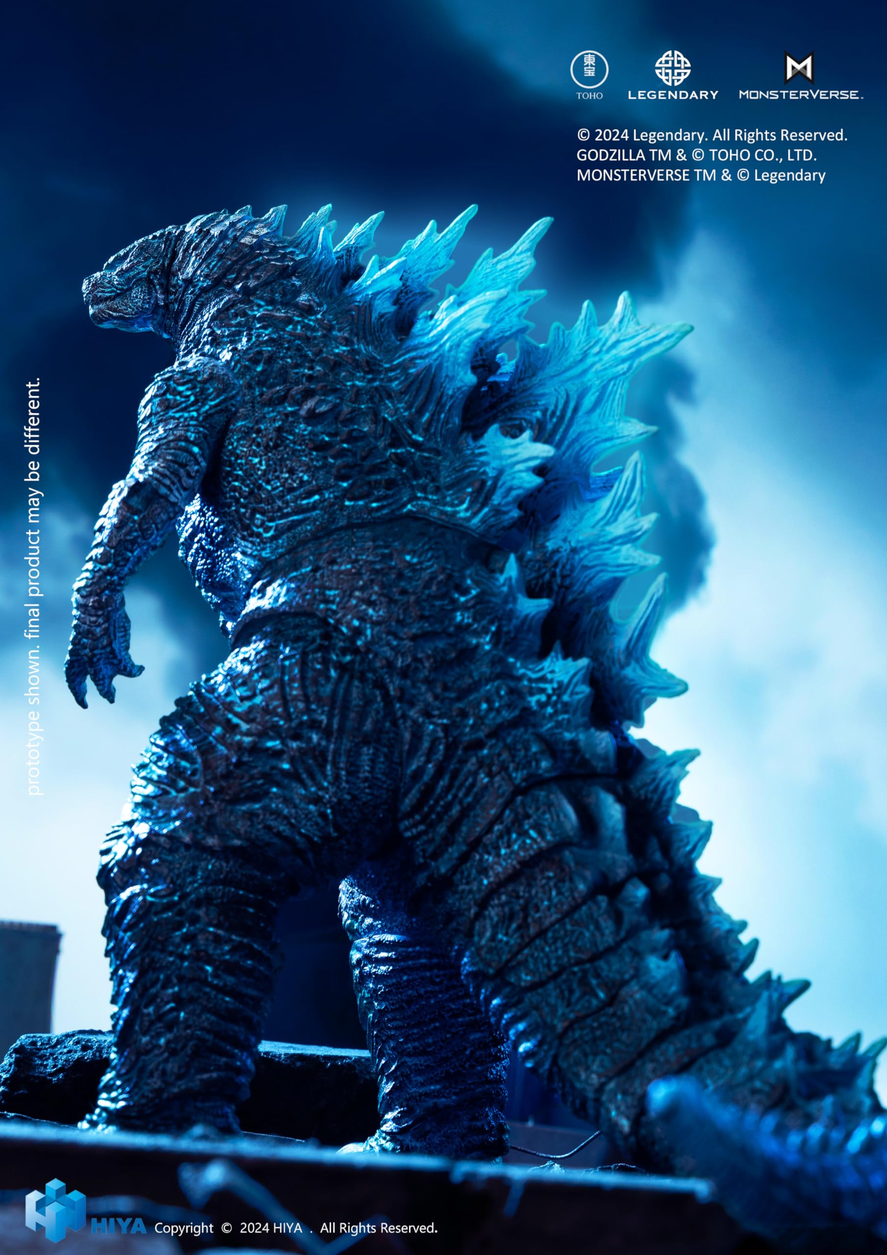 Hiya Toys Energized Godzilla precise CGI-inspired sculpt for accuracy