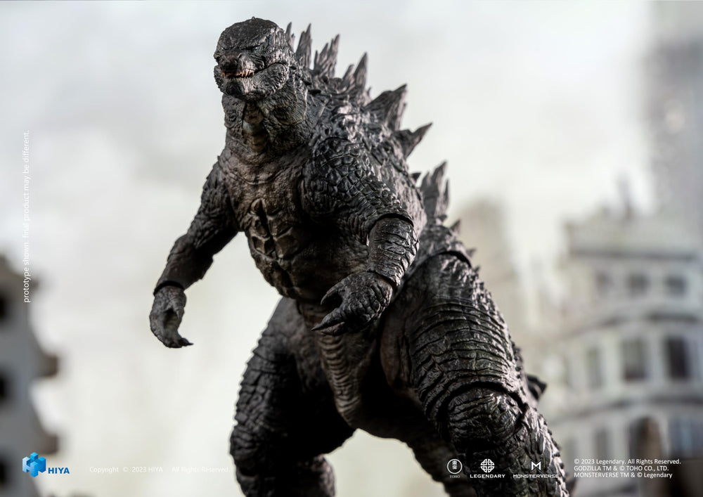 Hiya Toys Godzilla Exquisite Basic 6.2-inch tall scale for compact displays.
