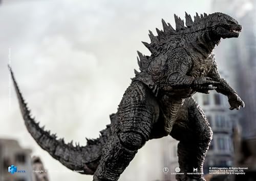 Hiya Toys Godzilla Exquisite Basic film-accurate head detailing for display.