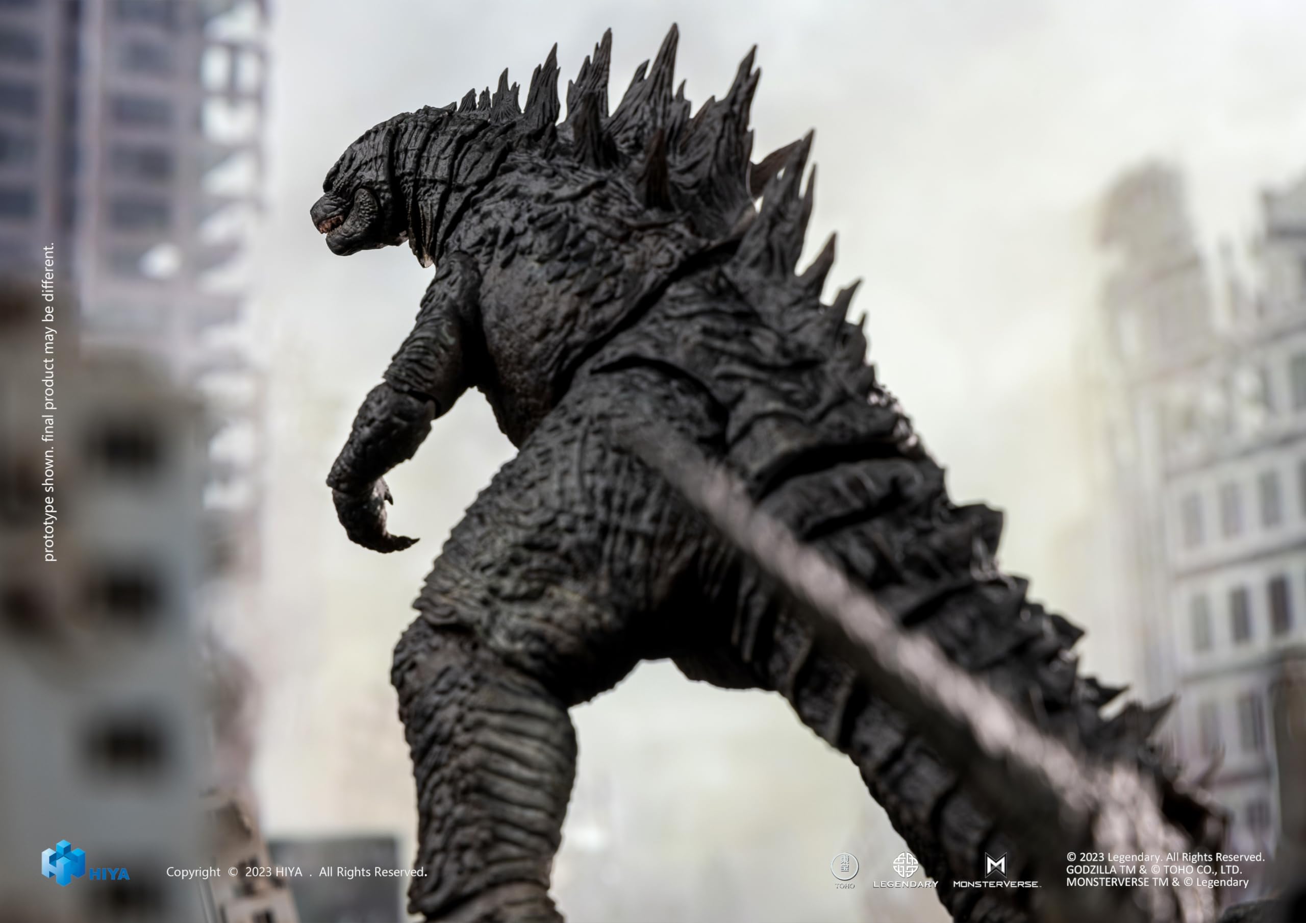 Hiya Toys Godzilla Exquisite Basic stand-and-display friendly figure.
