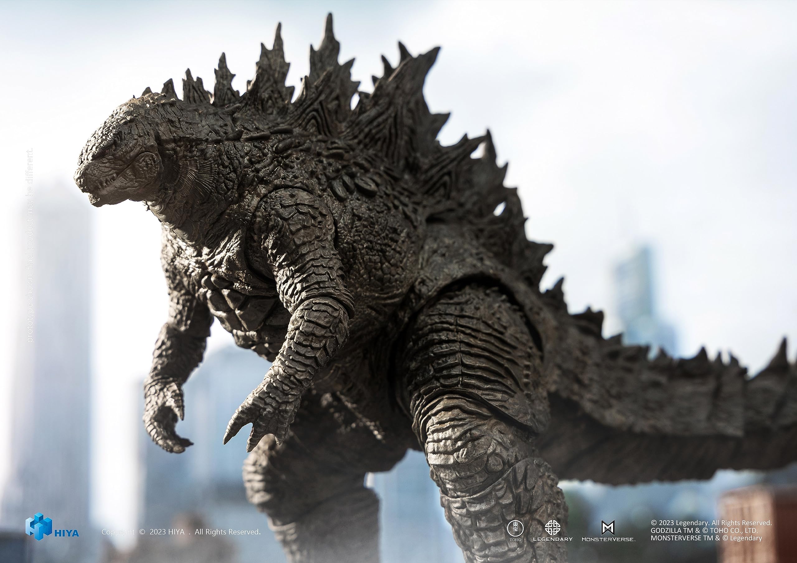 Hiya Toys Godzilla Exquisite Basic Series figure, articulation points for dynamic posing.