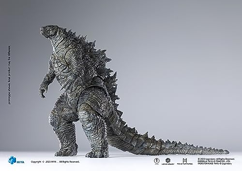 Hiya Toys Godzilla Exquisite Basic Series figure, compatible with stands for dynamic poses.