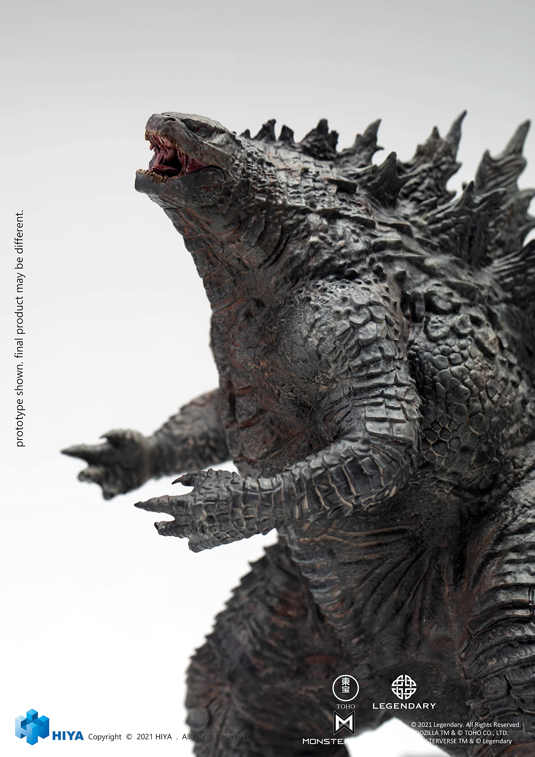 Hiya Toys Godzilla Stylist Series figure pose ready for display setups.