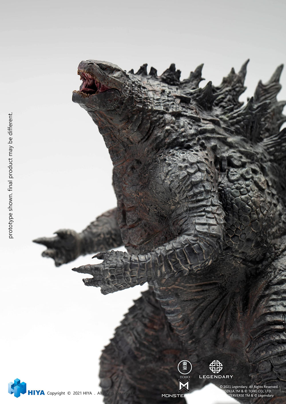 Hiya Toys Godzilla Stylist Series figure pose ready for display setups.