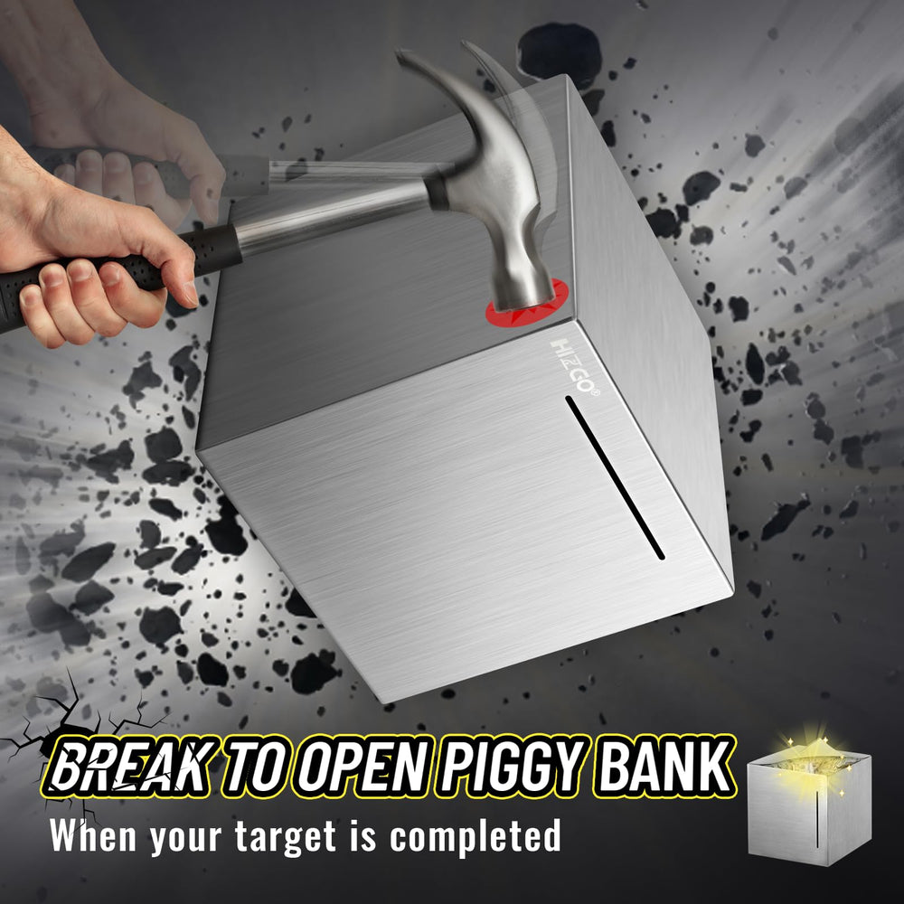 Hizgo piggy bank shows large capacity up to 700 notes