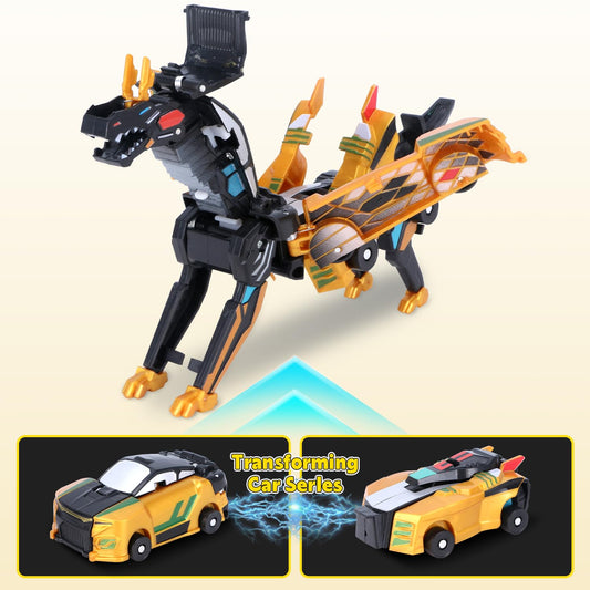 Hjhyqex magnetic collision robot cars encourage dynamic racing and quick transformations.