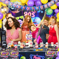 HJINGY 90s inflatable microphone blue enhances karaoke moments and fun.