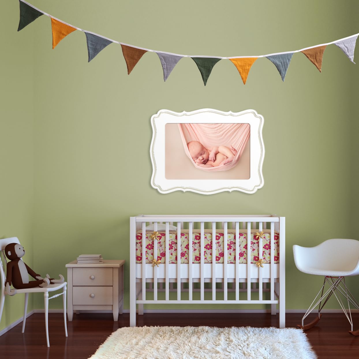 HJKlove nursery decor pennant banner suitable for baby rooms