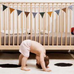 HJKlove triangle flags brighten spaces and are easy to tether for walls and cribs