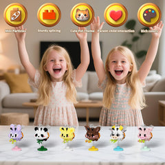 HJPLPXH bee display stand mini block sparks bright collectible fun.