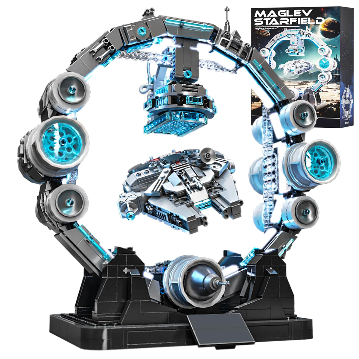 HJPLPXH Magnetic Levitation Orbital Station floats gracefully for display and conversation starter.