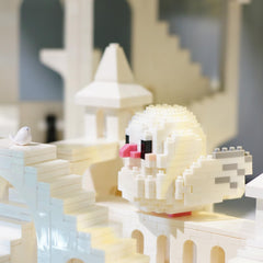 HJPLPXH Parrots colorfully arranged blocks spread for versatile play and color learning.