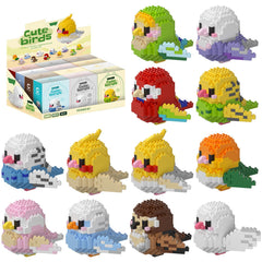 HJPLPXH Parrots bird models – diverse species inspire creative storytelling.