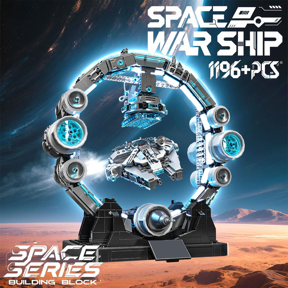 HJPLPXH Spaceship Building Blocks immersive cosmos invites imagination during play and display.