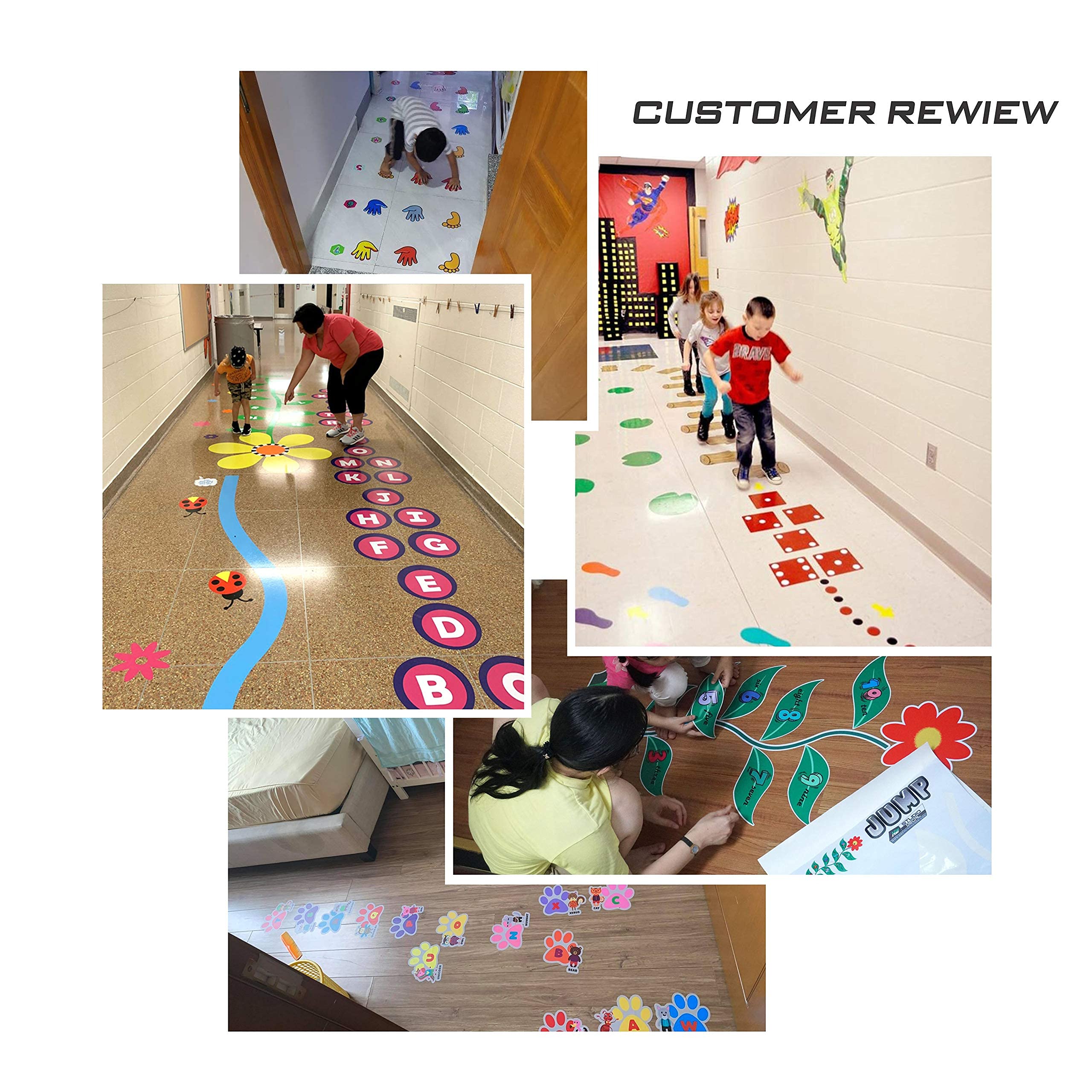 HK Studio non slip floor sticker helps kids move safely during activities