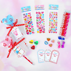 HKKDKTA pencils, erasers, and accessories included in the set for everyday use