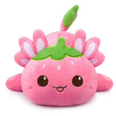 Hkojewp axolotl plush, vacuum-pack packaging ready for safe shipping.