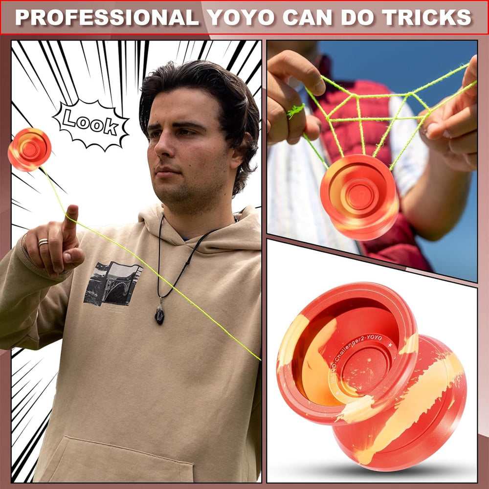 Hksod C2 yoyo with bag and accessories demonstrates ready-to-play setup for beginners.