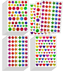 HLARTNET dots stickers 6x4in sheet for classroom rewards and crafts.