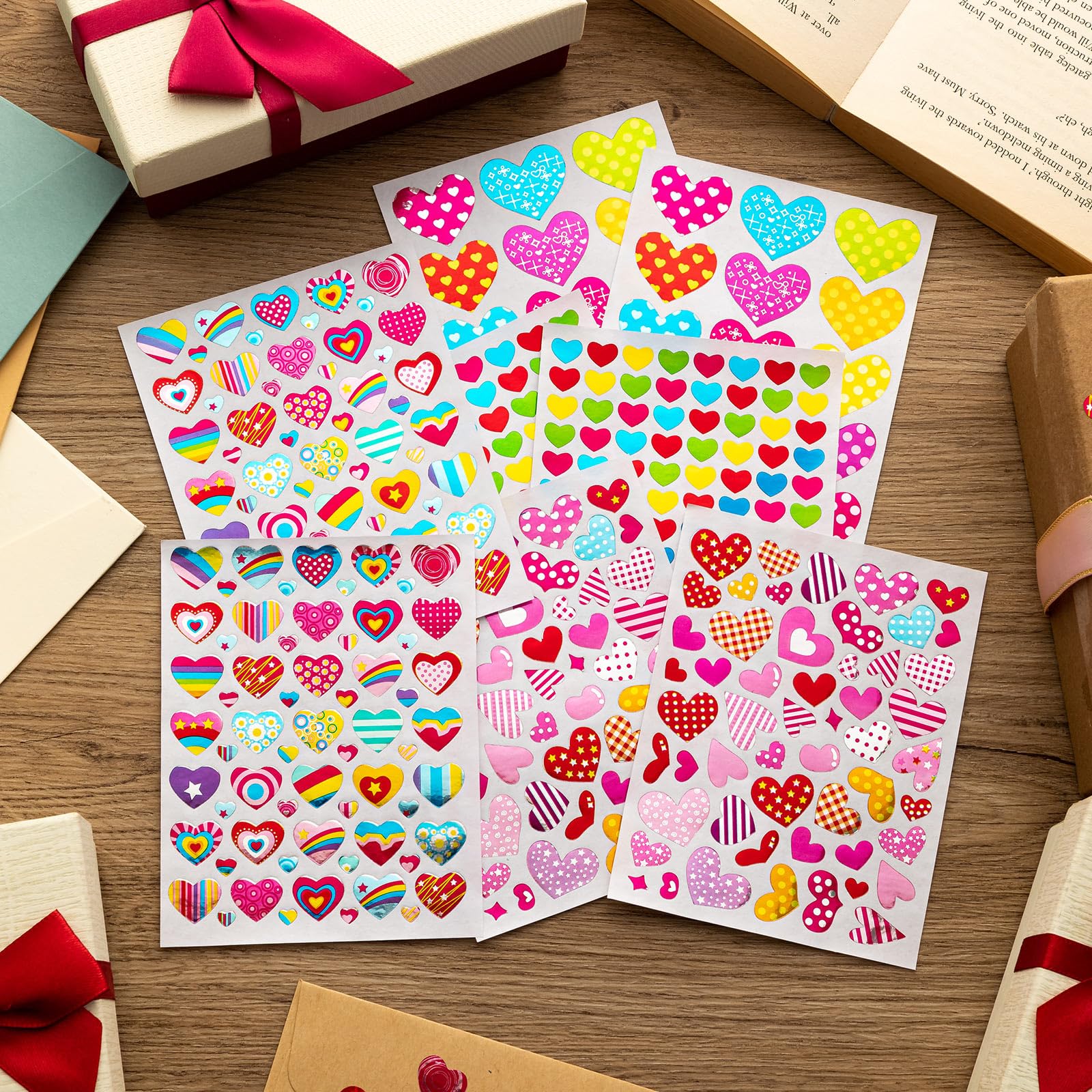 HLARTNET colorful sheet variety to decorate notebooks and calendars quickly.