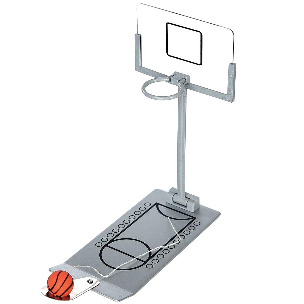 HLJgift desktop mini basketball game setup for portable fun at home or office