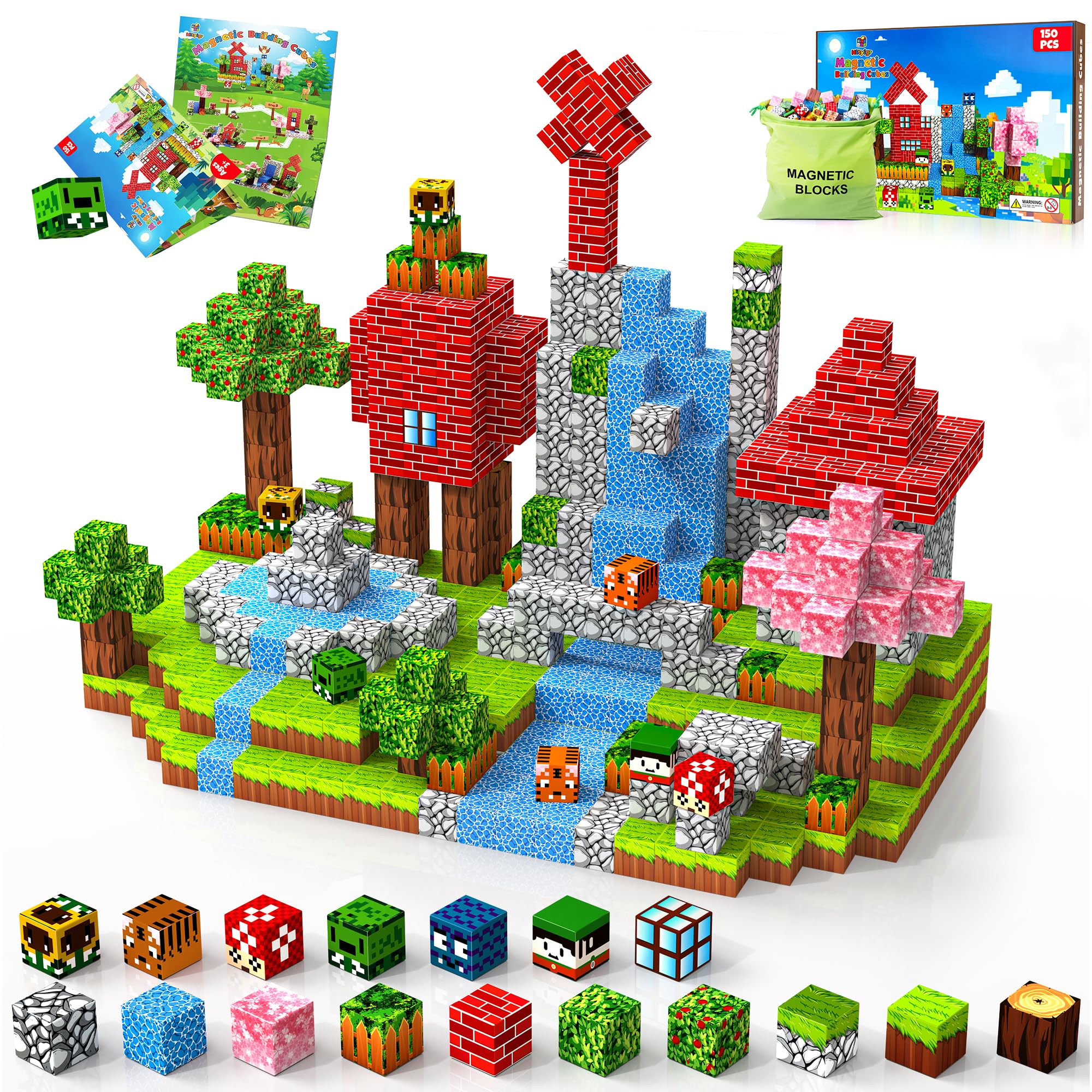 Hltyigr forest-themed magnetic blocks spark imaginative play and storytelling