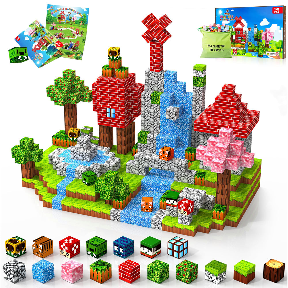 Hltyigr forest-themed magnetic blocks spark imaginative play and storytelling