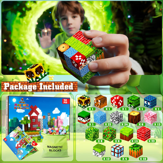 Hltyigr mine-themed magnetic blocks let kids build adventurous caves