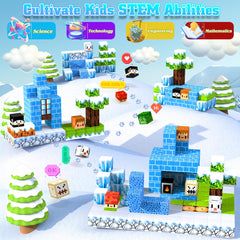 Hltyigr snow mountain scene blocks inspire creative construction and team play
