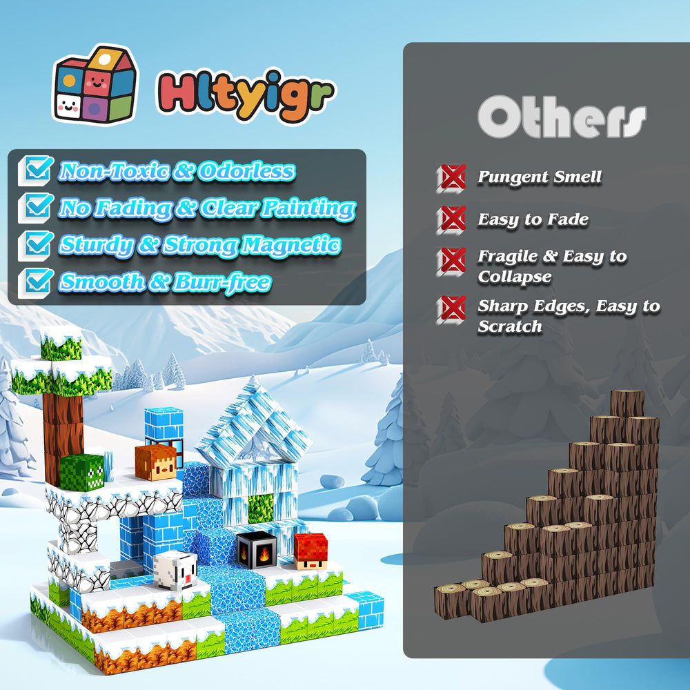 Hltyigr storage bag keeps blocks organized for on-the-go learning