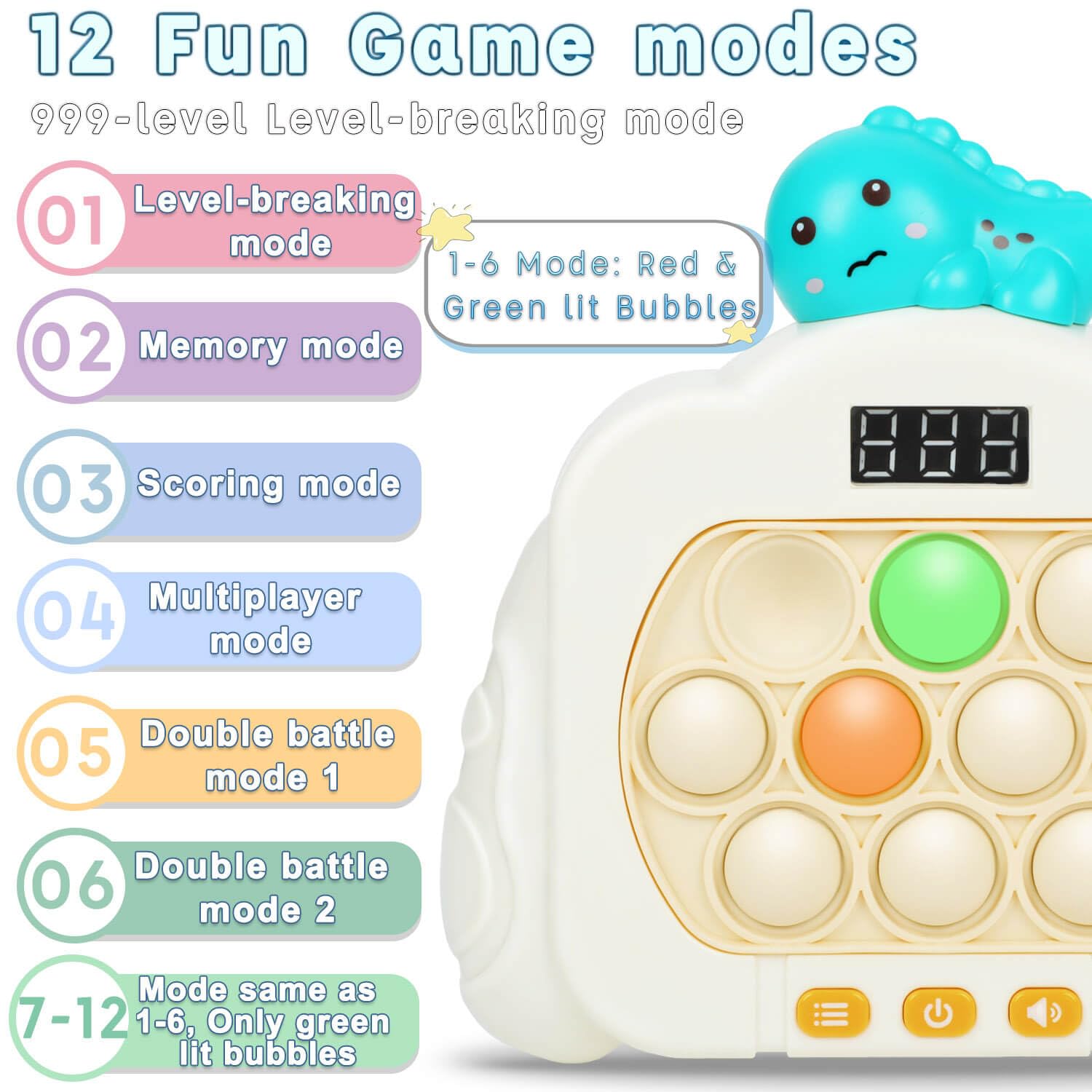 HLXY Dinosaur-themed bubbles for interactive play and kid-friendly tactile fun