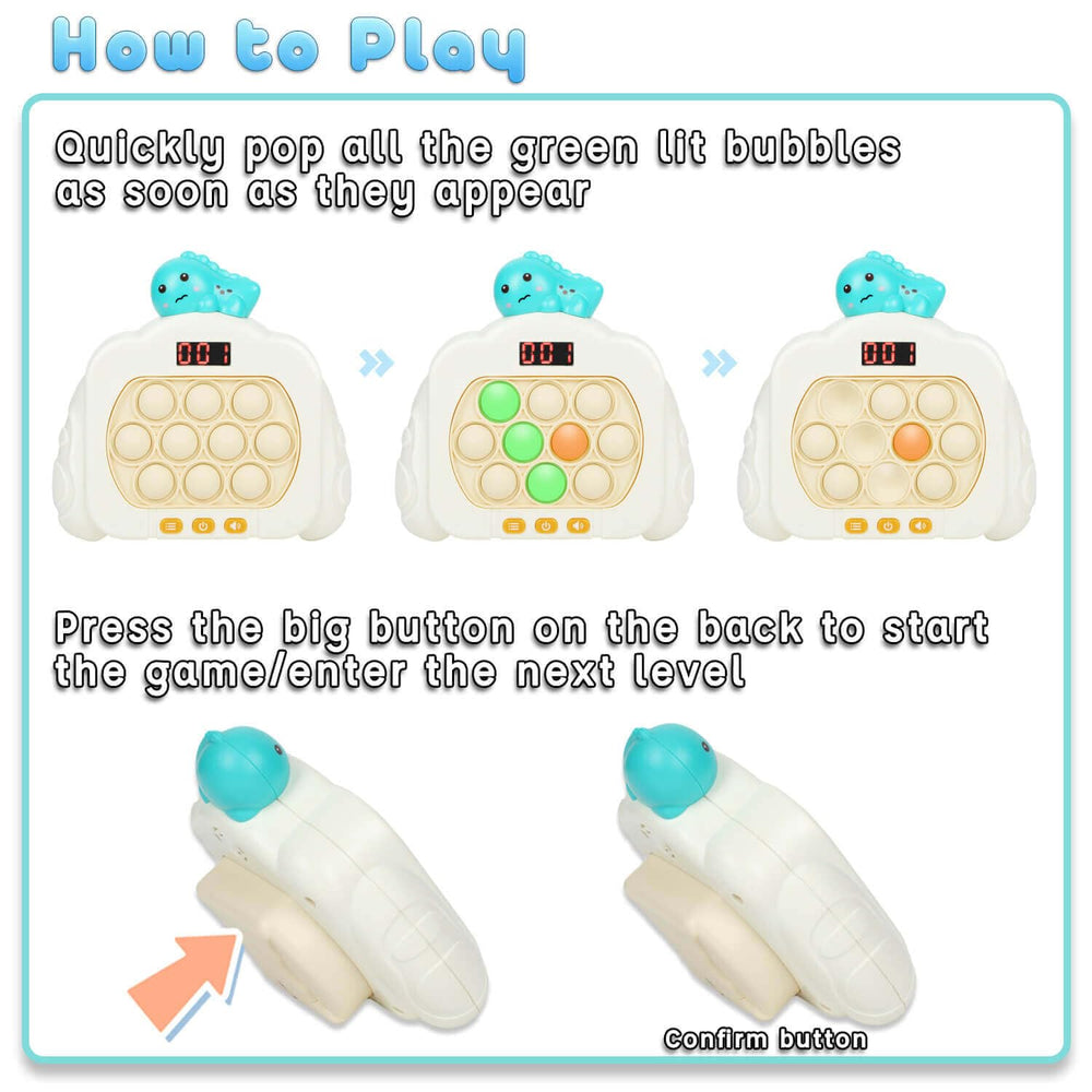 HLXY Handheld design fits snugly in hand for portable fun
