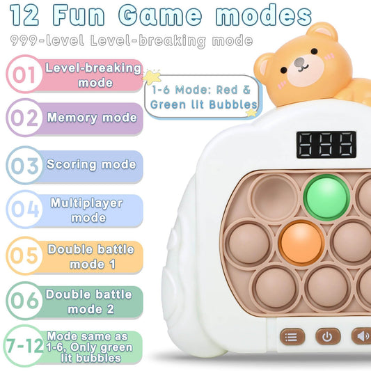 HLXY Quick Push Pop Game LED screen shows current level during play