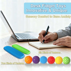 HLXY sensory stones set with magnetic cores for discreet stress relief