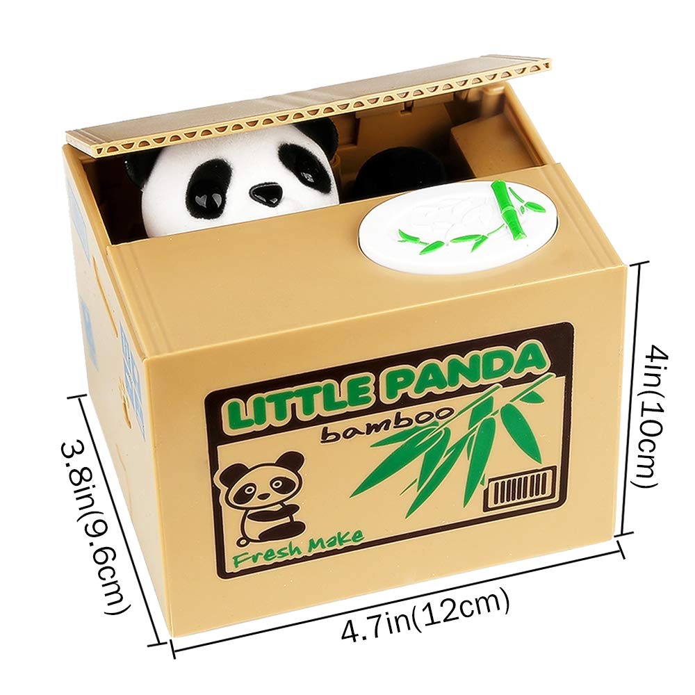 HmiL-U Panda Stealing Money Bank in use by children