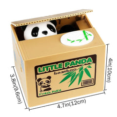 HmiL-U Panda Stealing Money Bank in use by children
