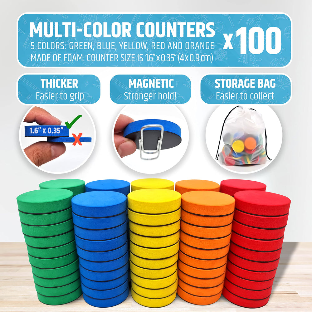 HMmagnets math kit supports home learning and classroom activities.