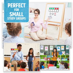 HMmagnets organized kit keeps counters and cards ready for lessons.