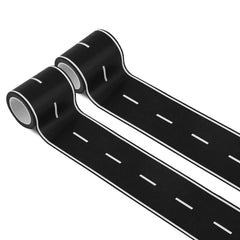 HMPBEFU roadway tape 2-pack applied on floor for creative road layouts.