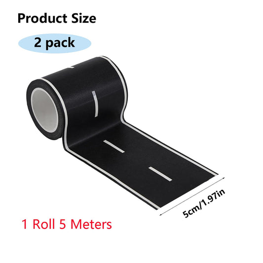 HMPBEFU roadway tape on table showing easy tearing and repositioning.